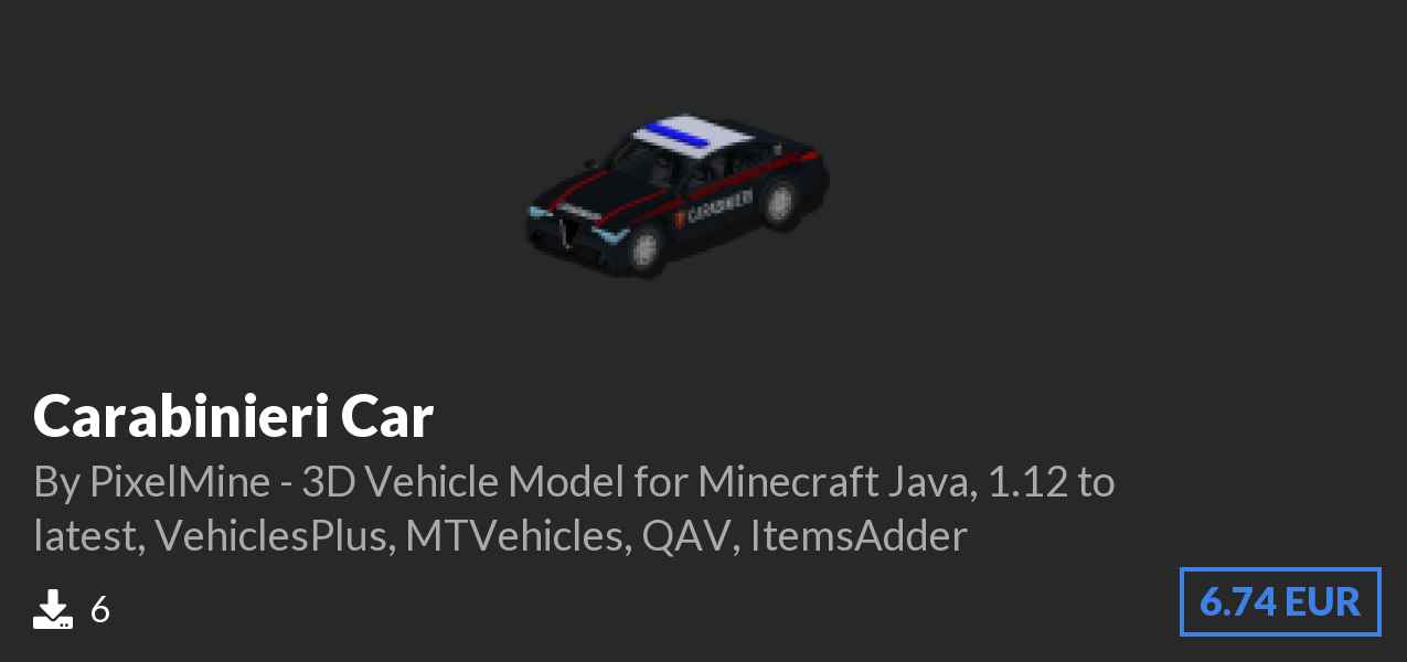 Download Carabinieri Car on Polymart