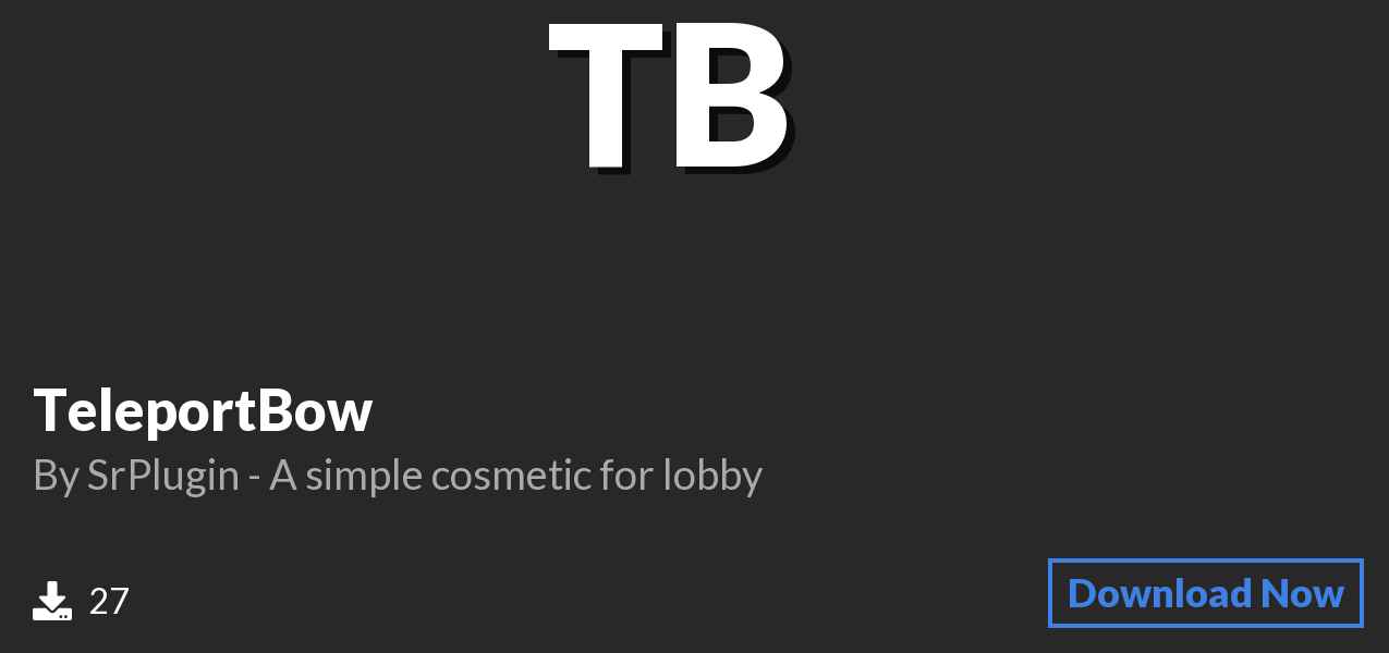 Download TeleportBow on Polymart