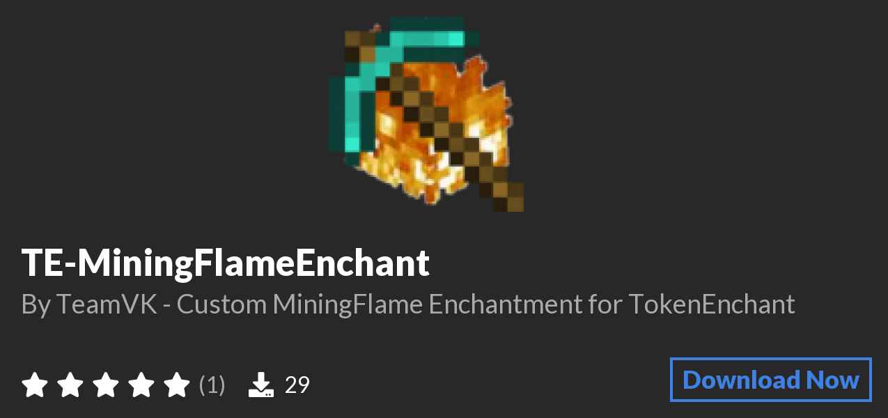 Download TE-MiningFlameEnchant on Polymart