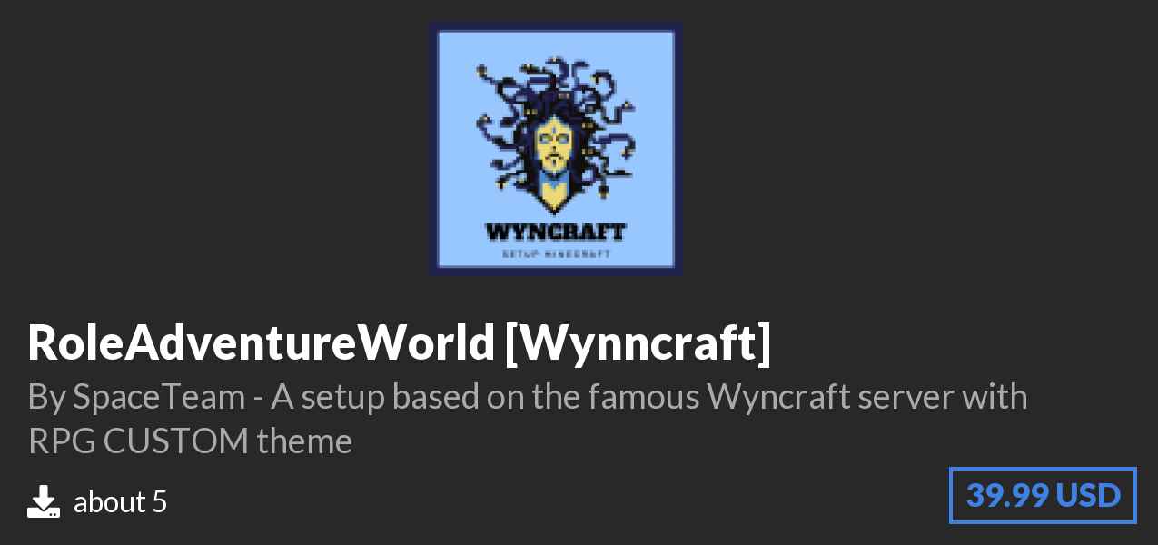 Download RoleAdventureWorld [Wynncraft] on Polymart