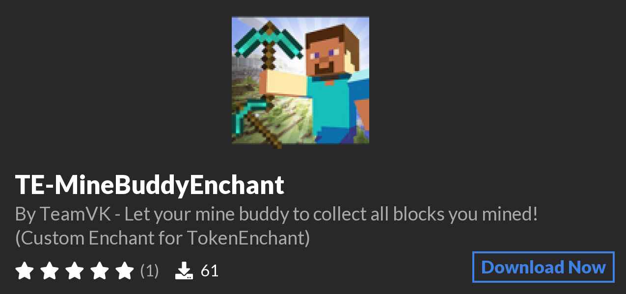 Download TE-MineBuddyEnchant on Polymart