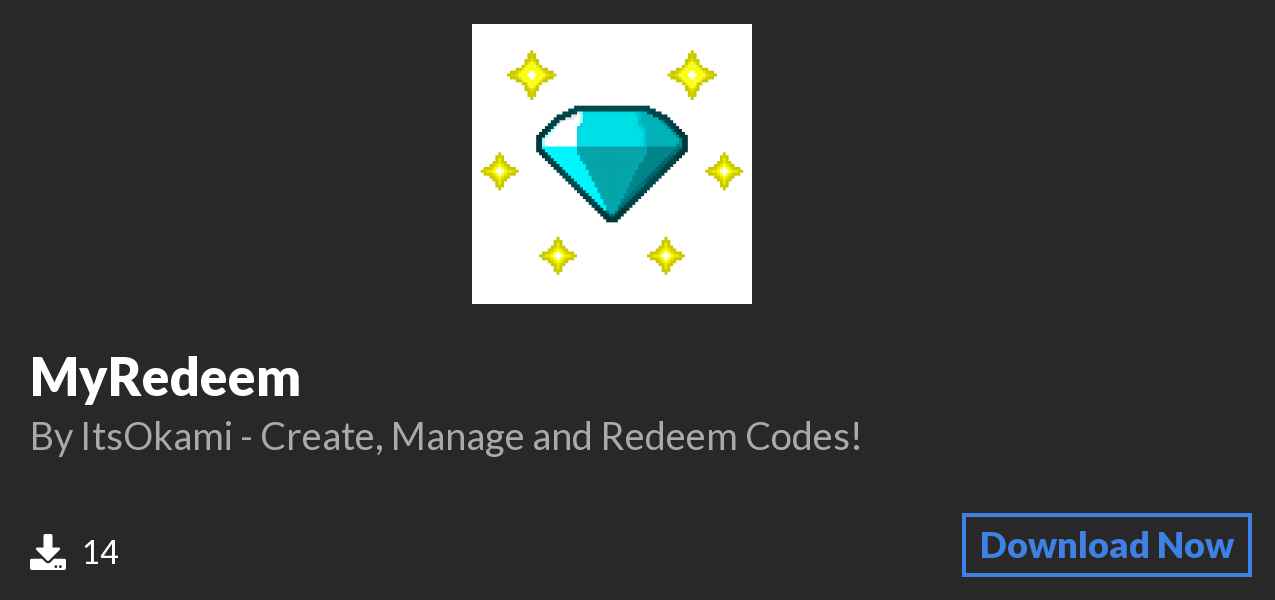 Download MyRedeem on Polymart
