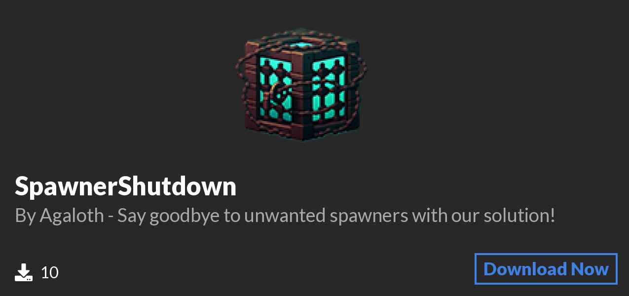 Download SpawnerShutdown on Polymart