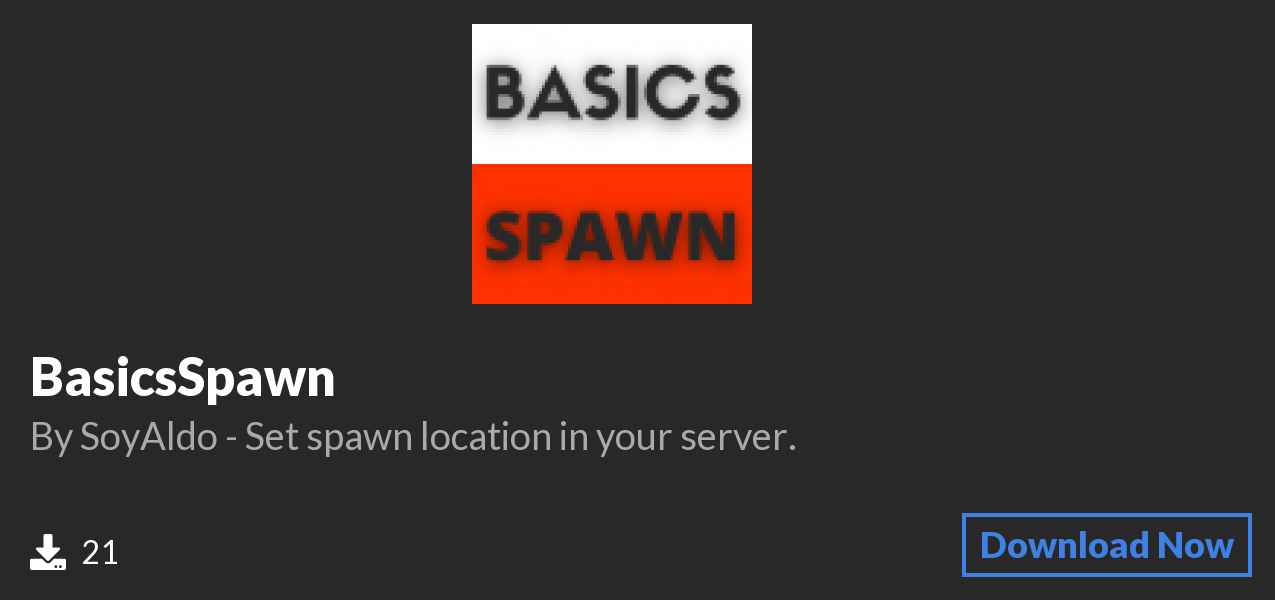 Download BasicsSpawn on Polymart