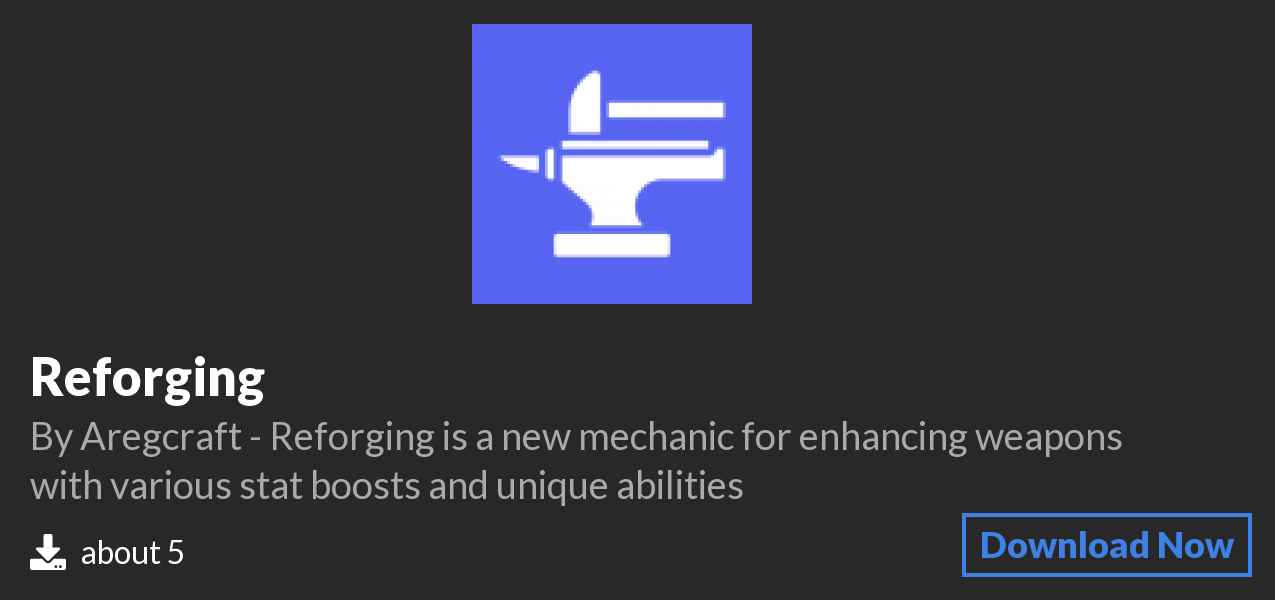 Download Reforging on Polymart