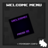 Welcome Menu - ItemsAdder icon