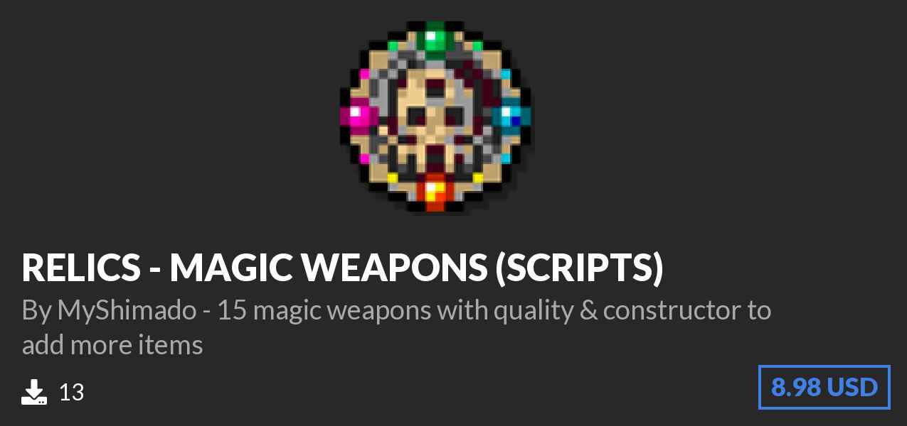 Download RELICS - MAGIC WEAPONS (SCRIPTS) on Polymart