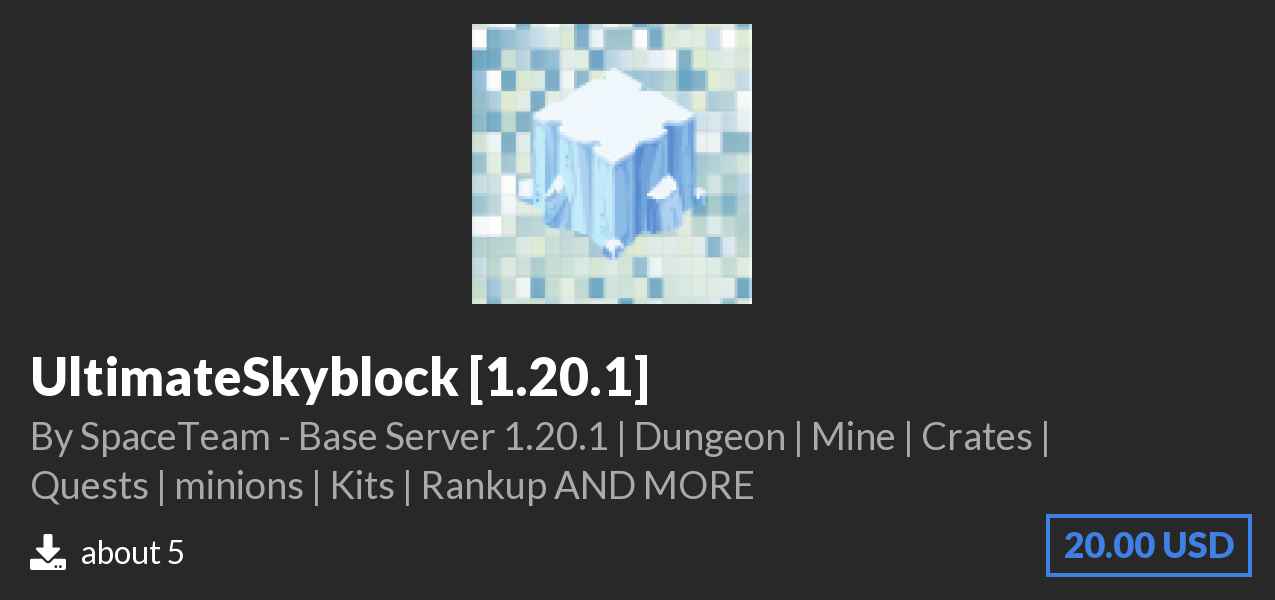 Download ⚡ UltimateSkyblock [1.20.1] on Polymart