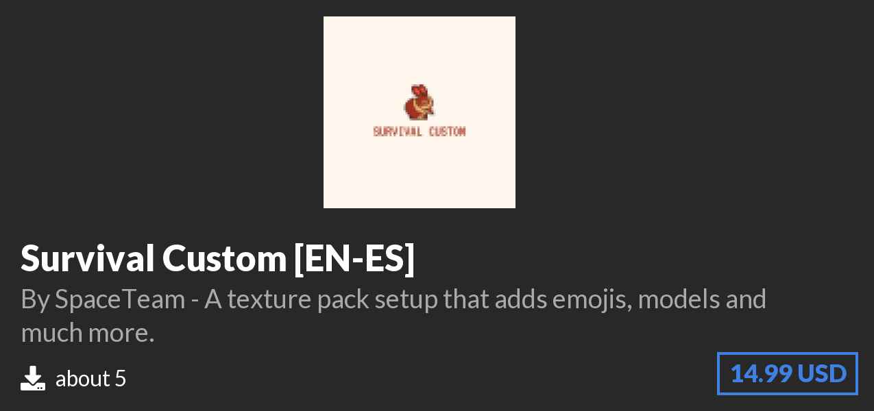 Download 🌊 Survival Custom [EN-ES] on Polymart