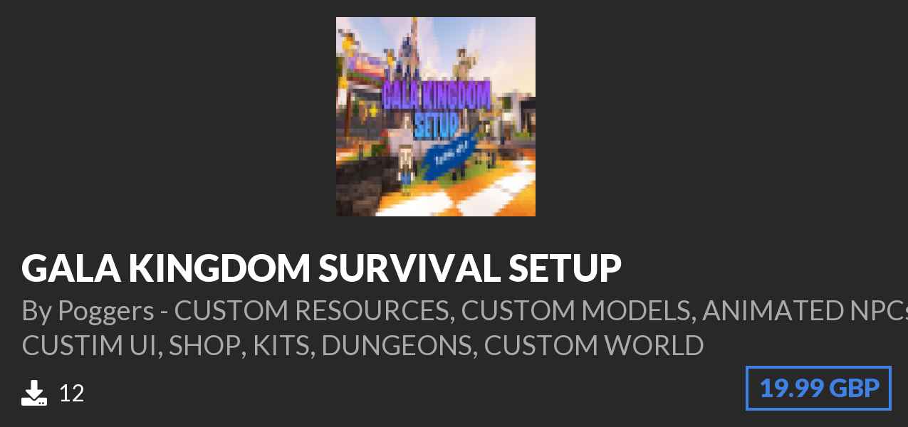 Download GALA KINGDOM SURVIVAL SETUP on Polymart