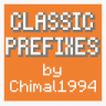 Classic prefixes for ranges icon