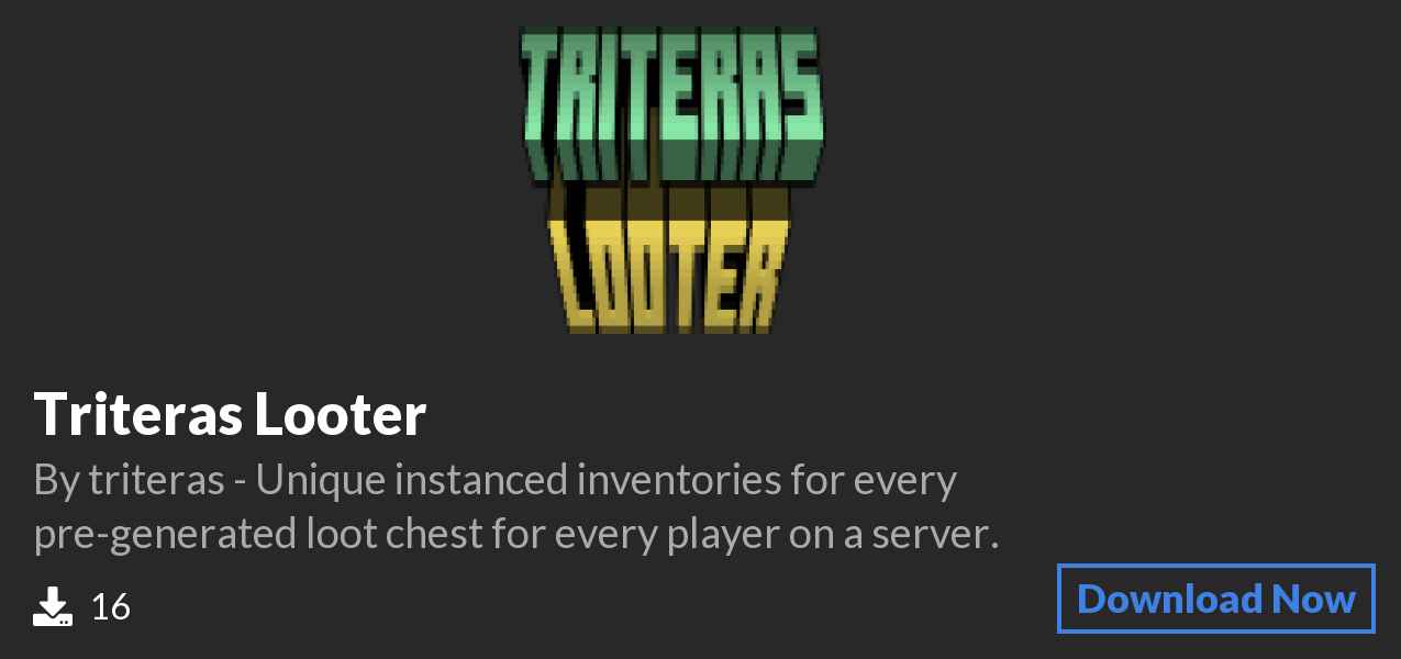 Download ⭕ Triteras Looter ⭐ on Polymart