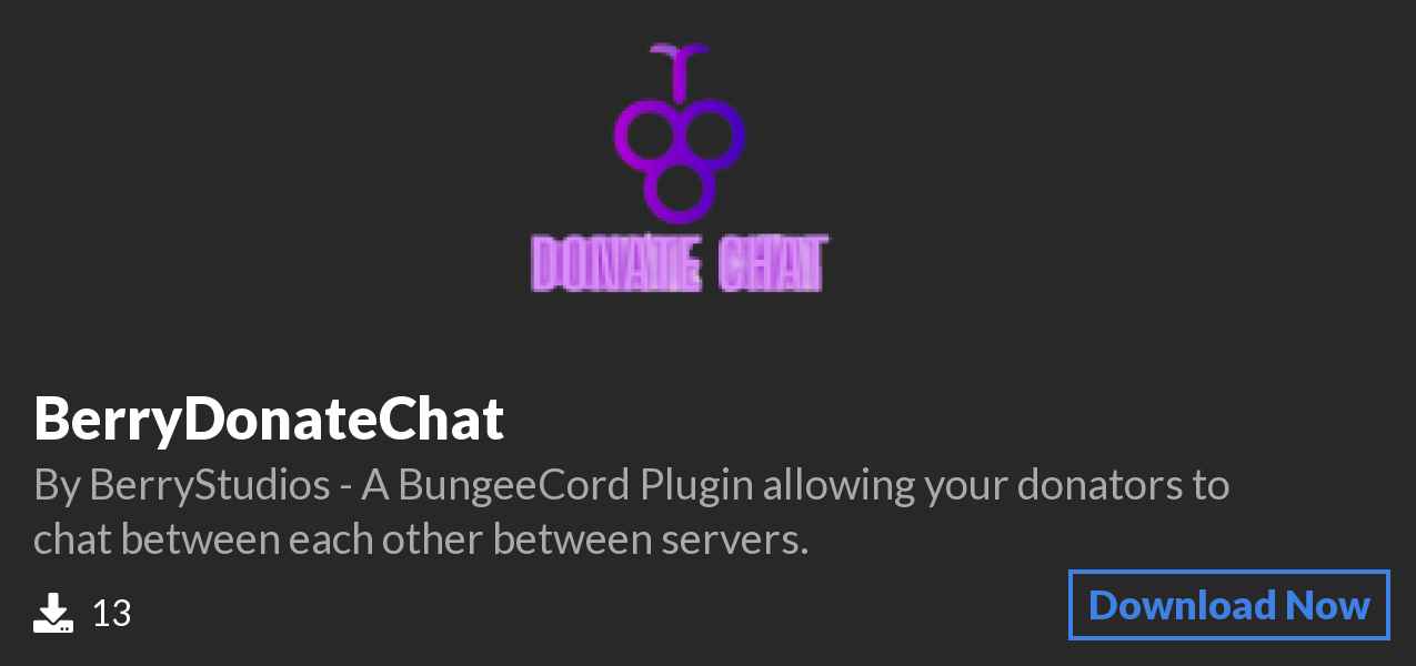 Download BerryDonateChat on Polymart