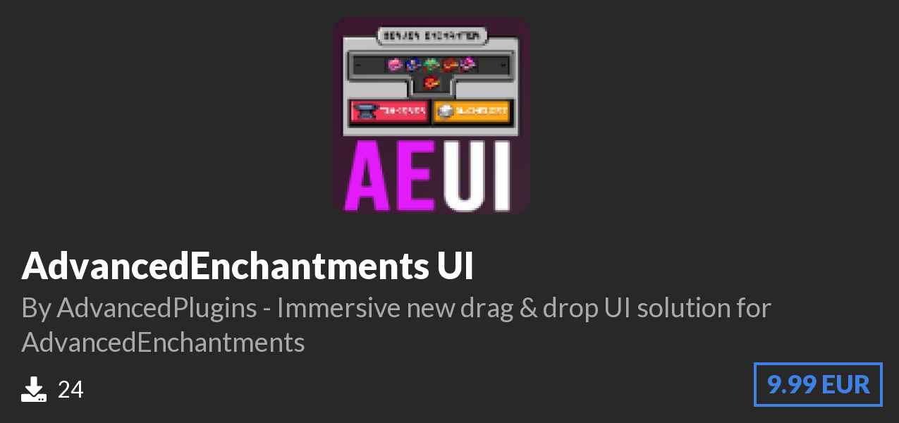 Download AdvancedEnchantments UI on Polymart
