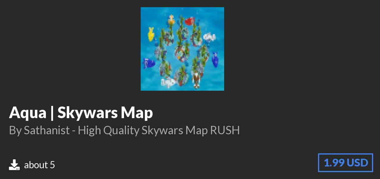 Download Aqua | Skywars Map on Polymart