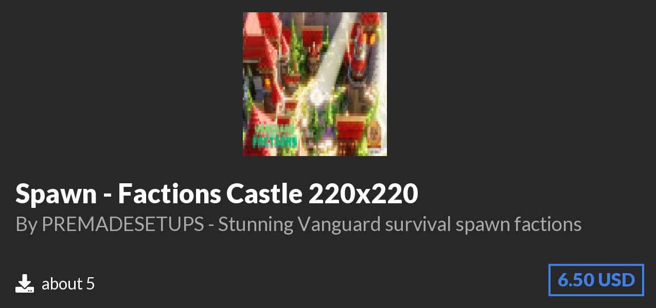 Download Spawn - Factions Castle 220x220 on Polymart