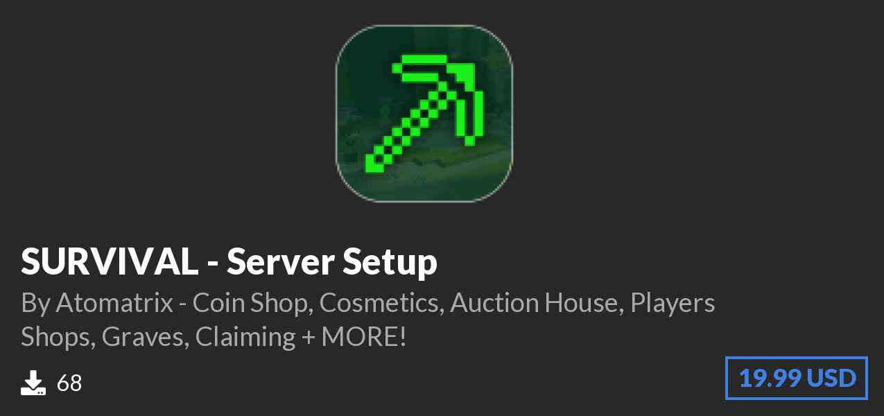 Download SURVIVAL - Server Setup on Polymart