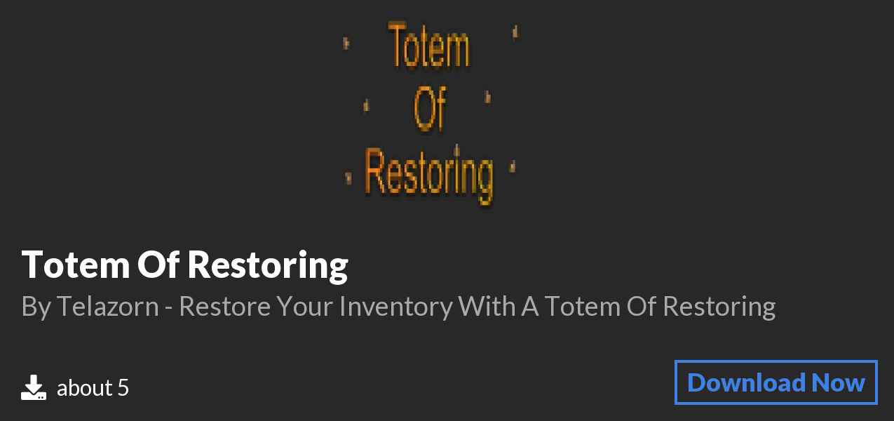 Download Totem Of Restoring on Polymart