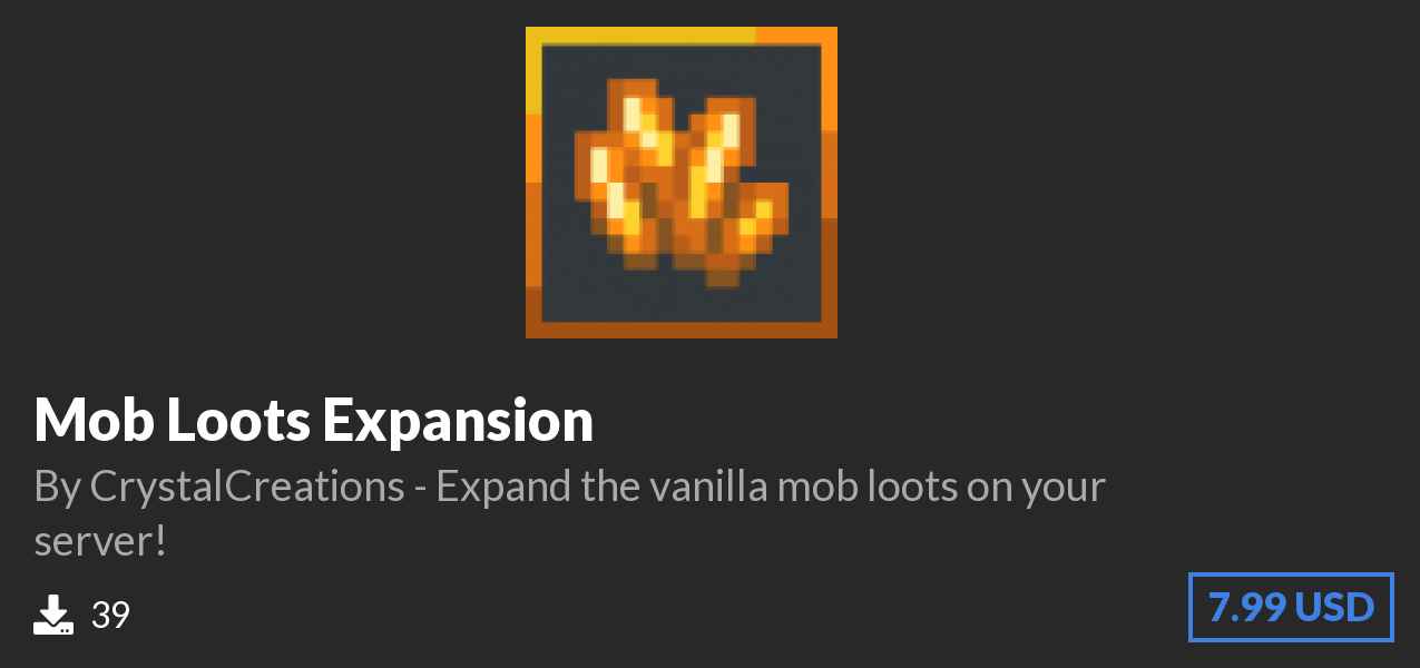 Download Mob Loots Expansion on Polymart