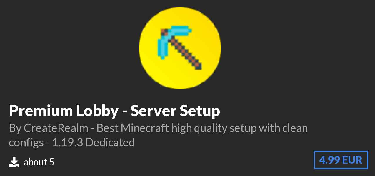 Download Premium Lobby - Server Setup on Polymart
