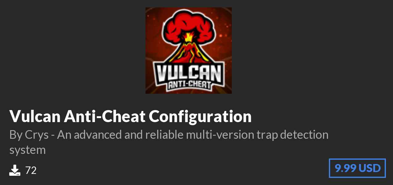 Download Vulcan Anti-Cheat Configuration on Polymart