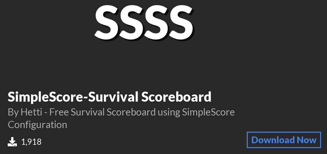Download SimpleScore-Survival Scoreboard on Polymart