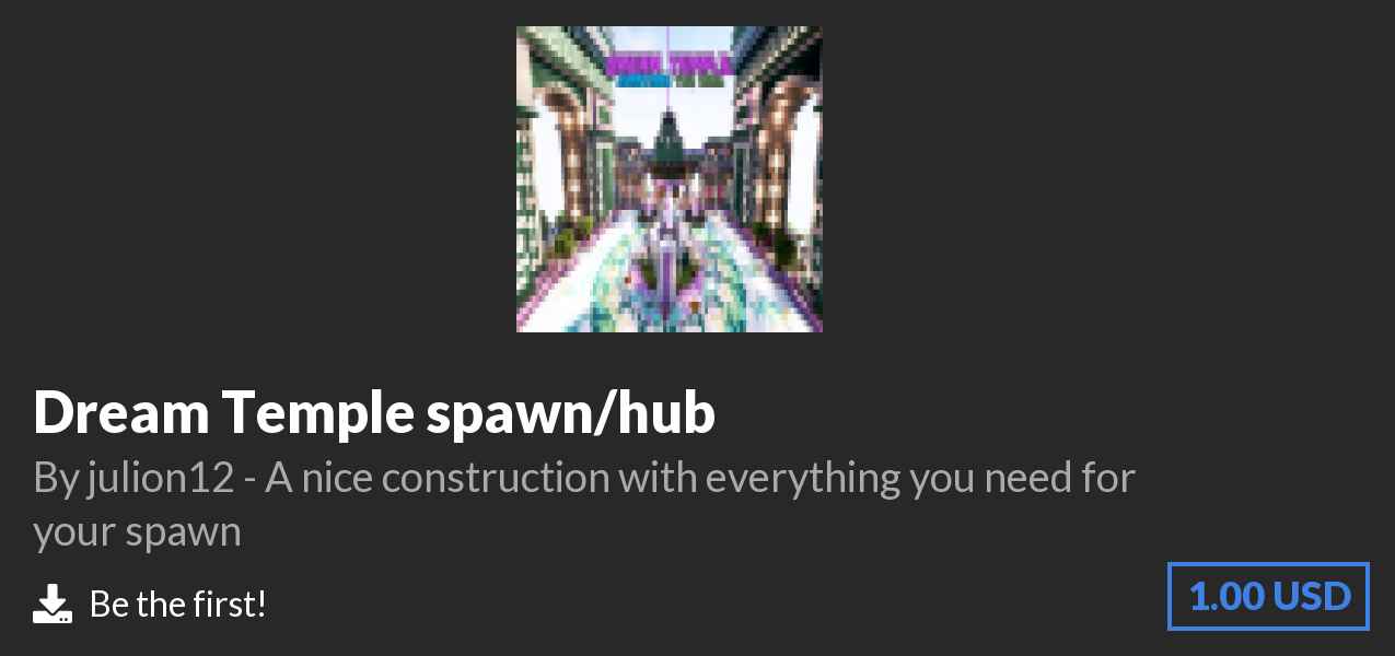 Download Dream Temple spawn/hub on Polymart