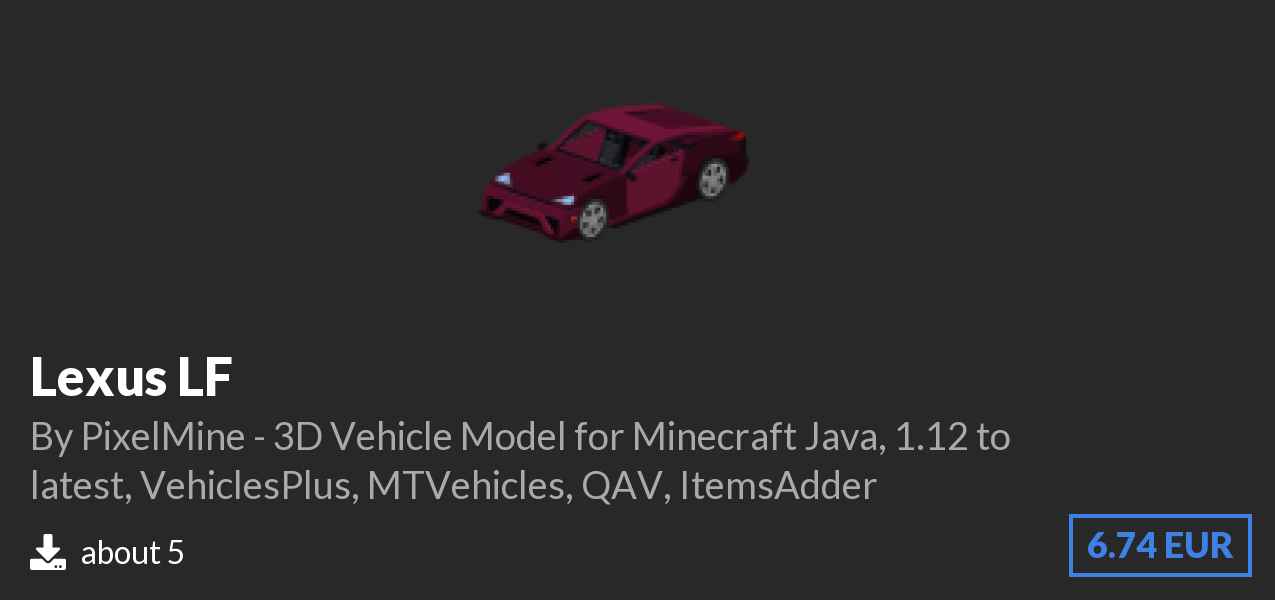 Download Lexus LF on Polymart