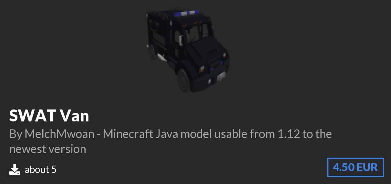Download SWAT Van on Polymart