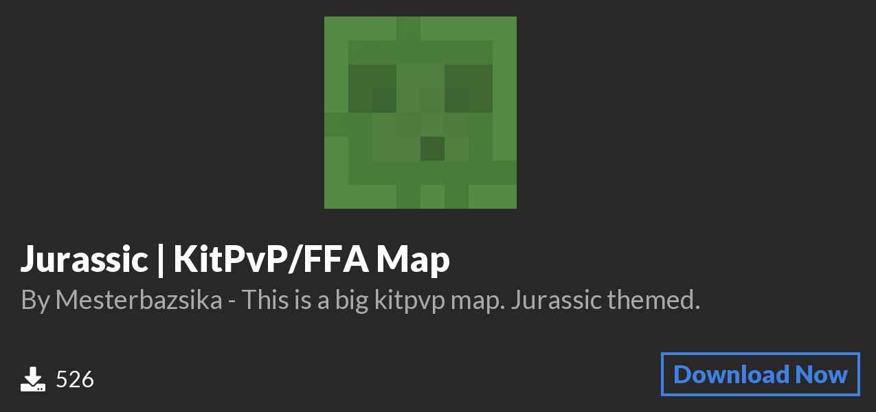 Download Jurassic | KitPvP/FFA Map on Polymart