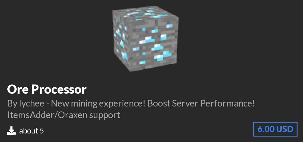 Download Ore Processor ⛏️ on Polymart