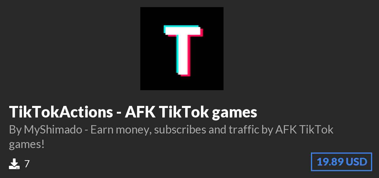 Download TikTokActions - AFK TikTok games on Polymart