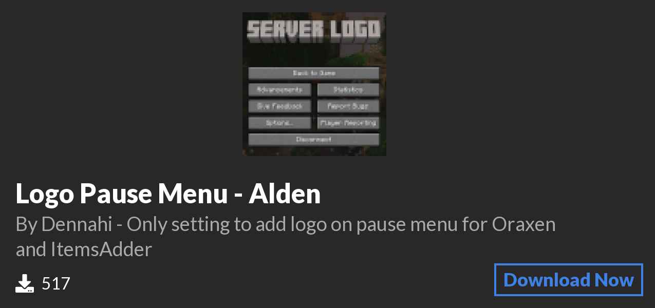 Download Logo Pause Menu - Alden on Polymart