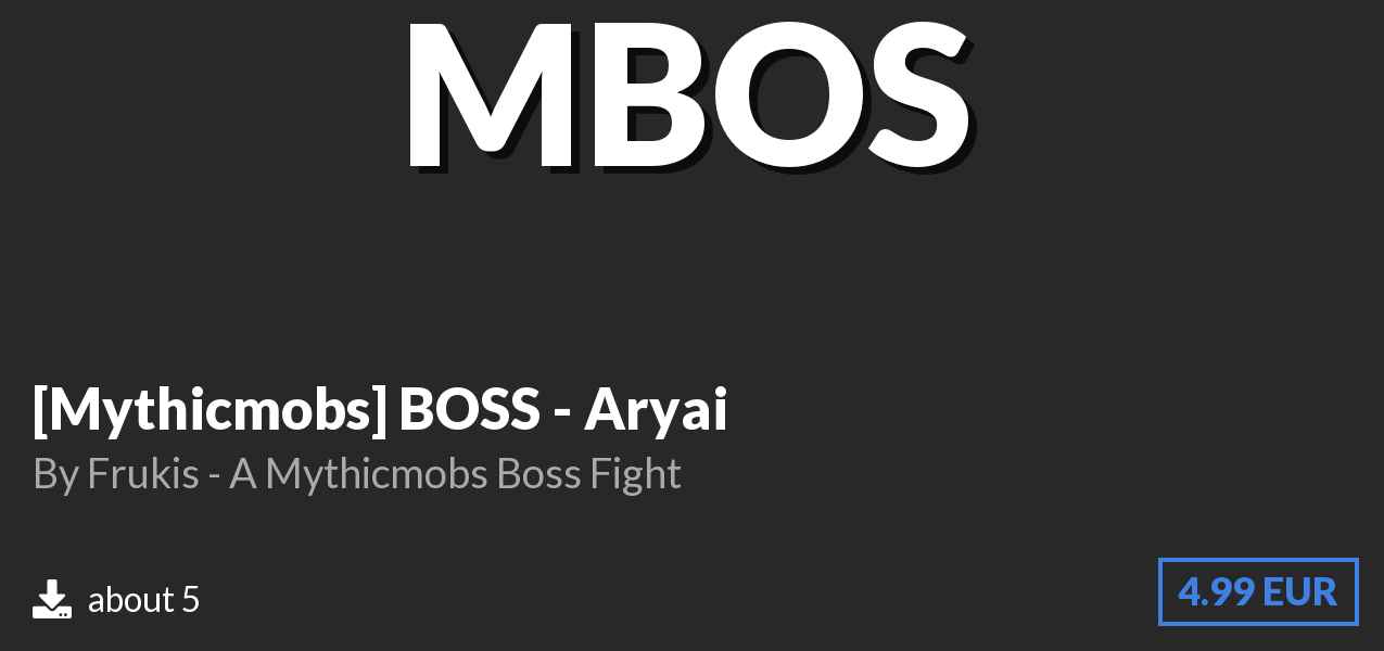 Download [Mythicmobs] BOSS - Aryai on Polymart