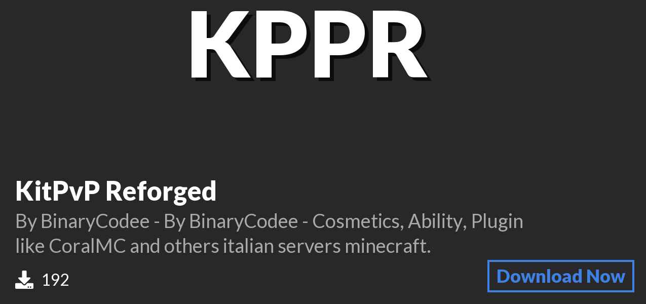 Download KitPvP Reforged on Polymart