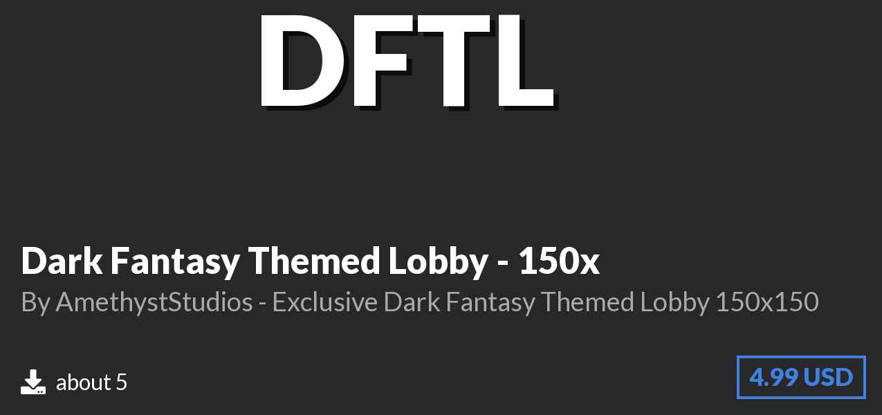 Download Dark Fantasy Themed Lobby - 150x on Polymart