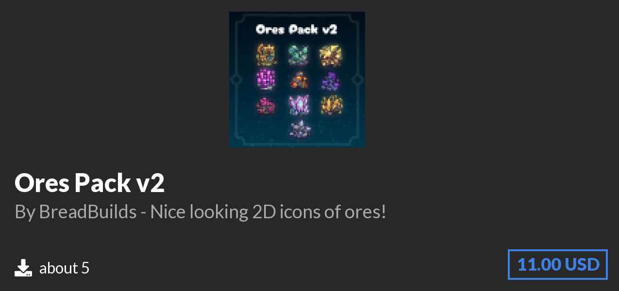 Download Ores Pack v2 on Polymart