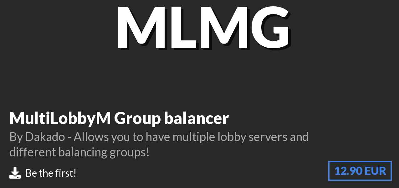 Download MultiLobbyM Group balancer on Polymart