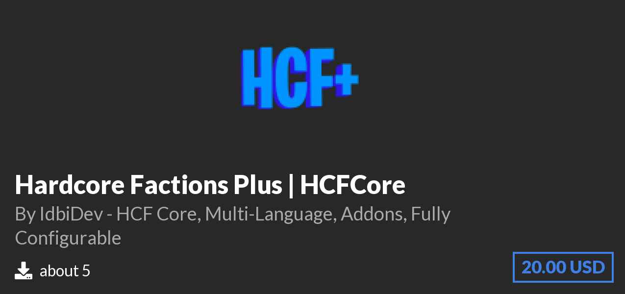 Download Hardcore Factions Plus | HCFCore on Polymart