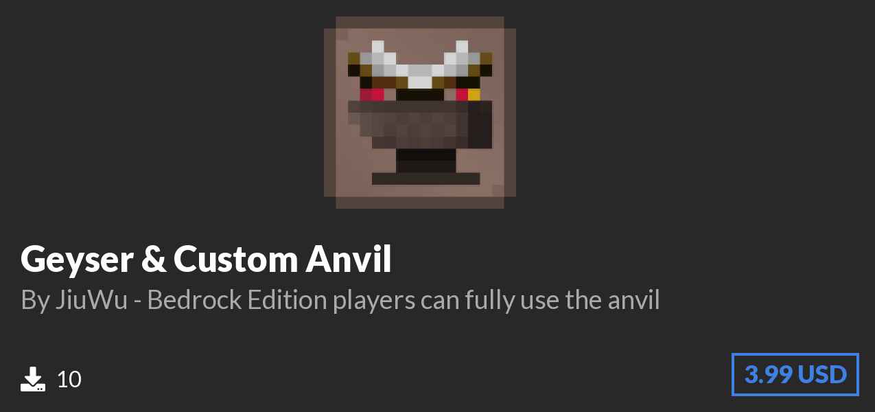 Download Geyser & Custom Anvil on Polymart