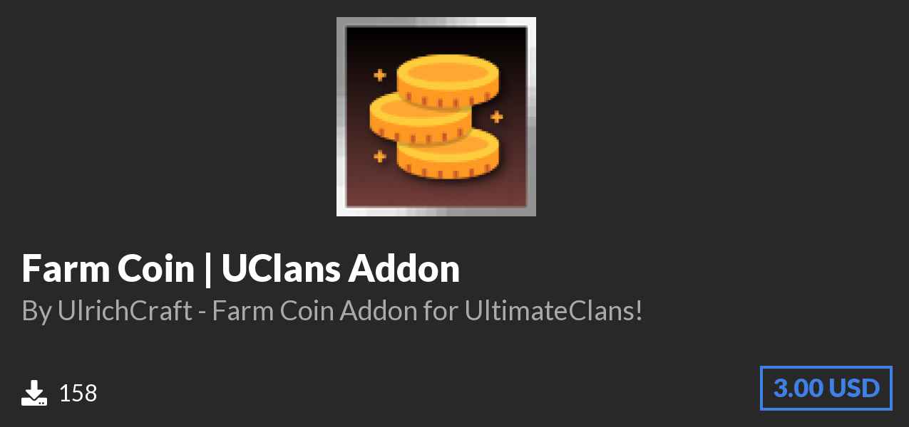 Download Farm Coin | UClans Addon on Polymart