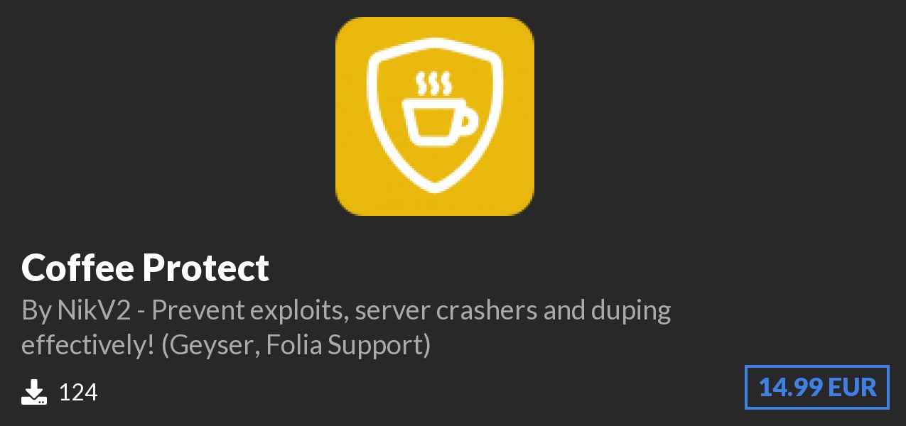 Download ☕ Coffee Protect ☕ on Polymart
