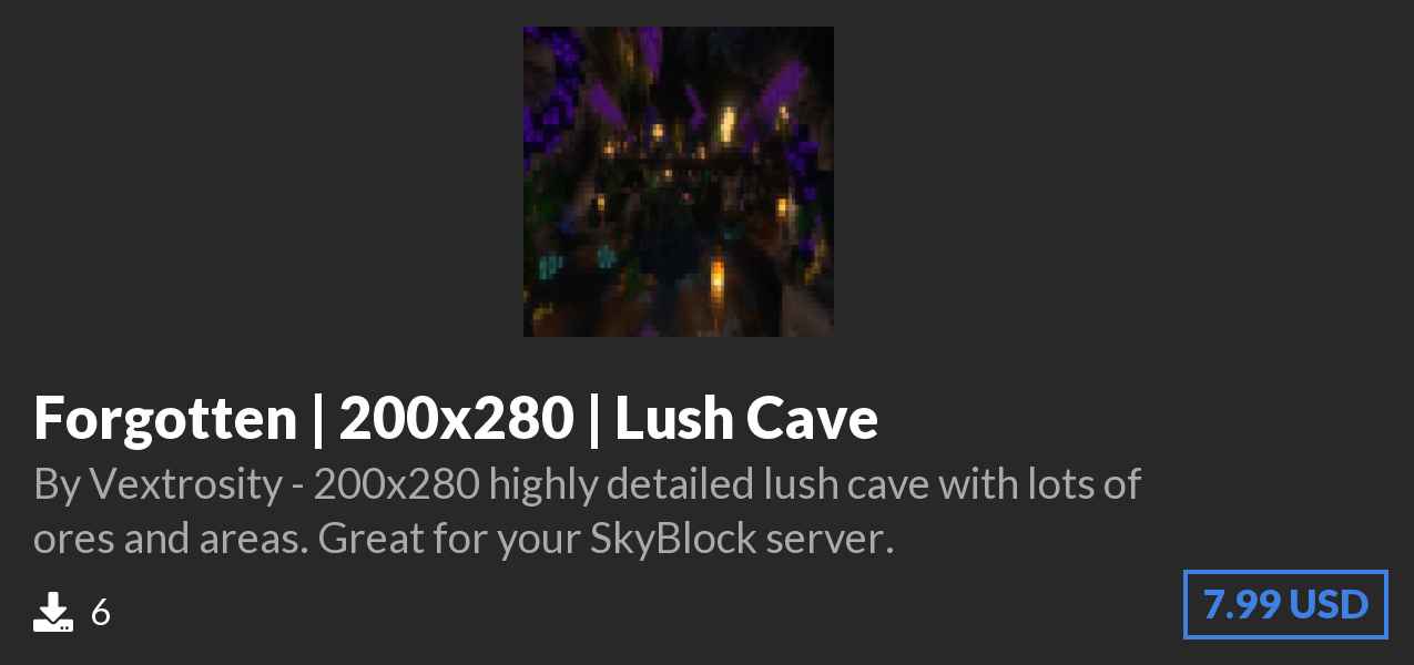 Download Forgotten | 200x280 | Lush Cave on Polymart