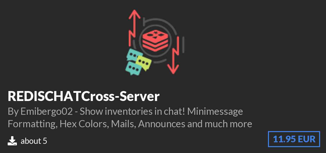 Download REDISCHAT⚡Cross-Server on Polymart
