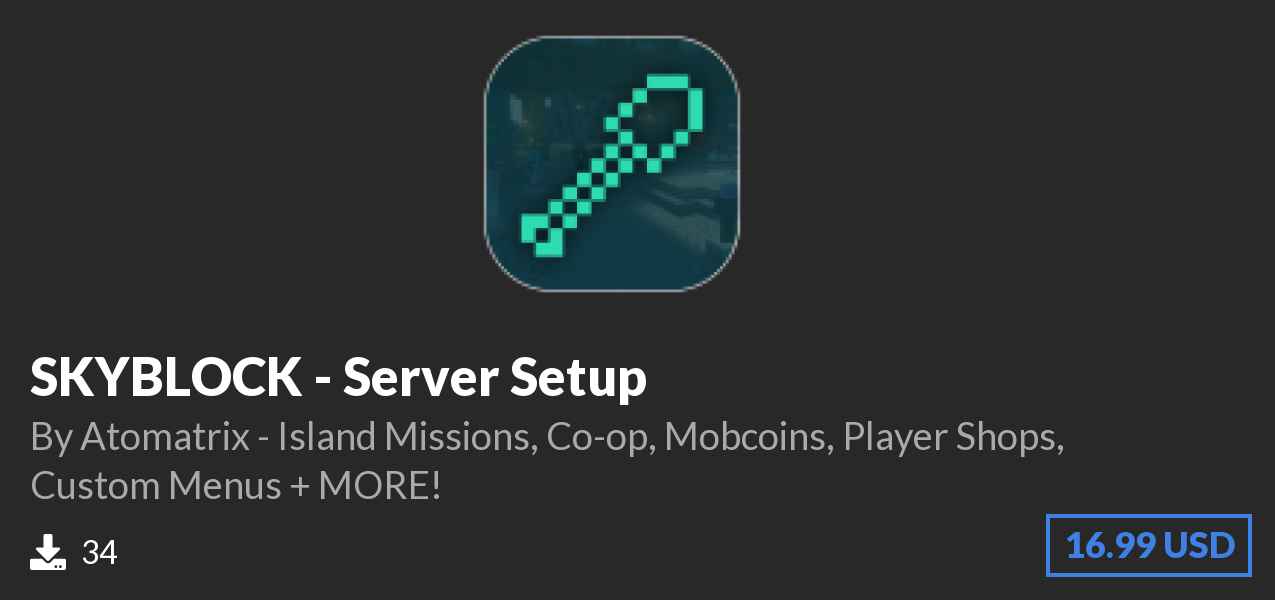 Download SKYBLOCK - Server Setup on Polymart