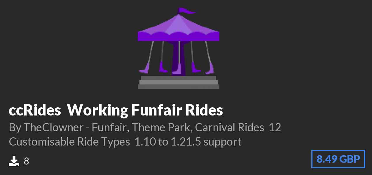 Download ccRides » Working Funfair Rides on Polymart