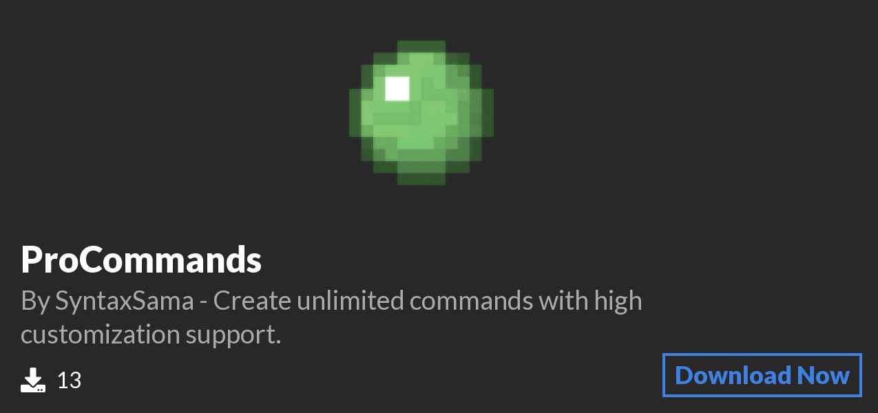 Download ✨ProCommands✨ on Polymart