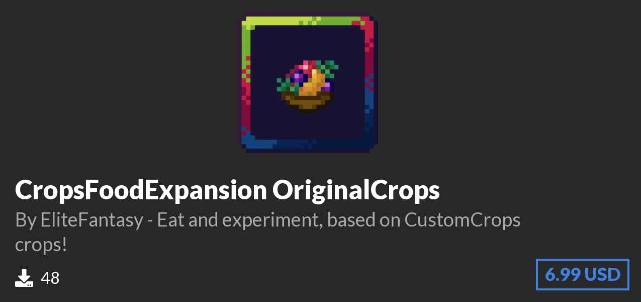 Download CropsFoodExpansion OriginalCrops on Polymart