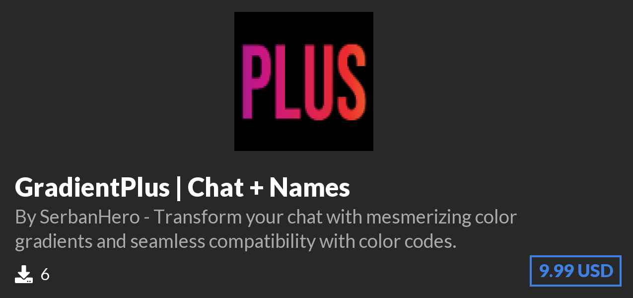 Download GradientPlus | Chat + Names on Polymart