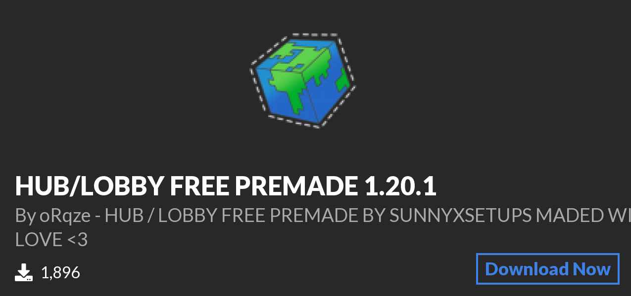 Download HUB/LOBBY FREE PREMADE 1.20.1 on Polymart